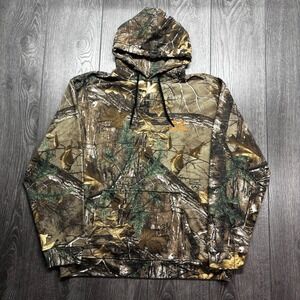 Real Tree Camo Hoodie Size Medium Hunting Hoodie Sweatshirt